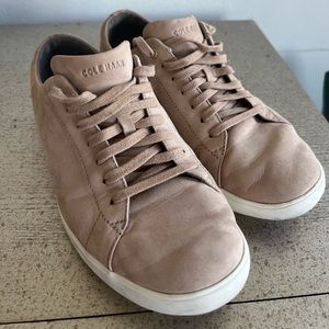 Cole Haan suede low top sneakers